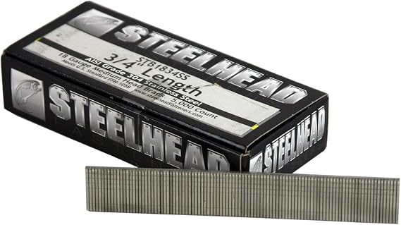 STB1834SS 18-Gauge 3/4-inch Stainless Steel Nail Brads, 5,000-Pack