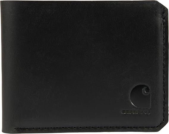 Carhartt Craftsman Leather Bifold Wallet Black