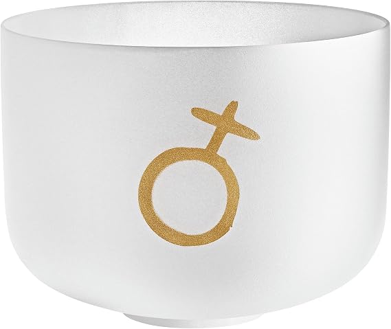 Meinl Sonic Energy Crystal Singing Bowl 12" F Note Earth Platonic Year Planetary High-purity Quartz for Meditation, ASMR, Sound Therapy, Yoga