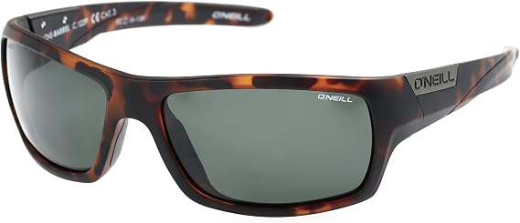O'NEILL BARREL 2.0 Men's Large Fit Wrap Polarized Sunglasses | 62 mm, UV400 Protection, Non-Slip Grip Ideal for Sports, Lightweight, Water Repellent Lenses, Anti-Reflective
