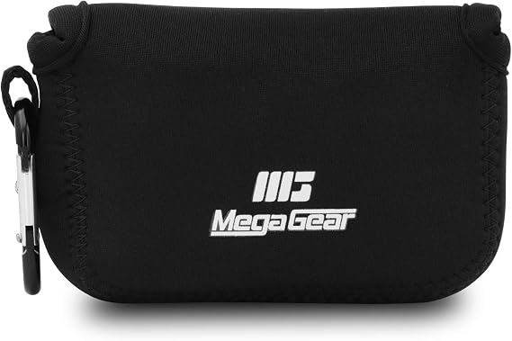 MegaGear MG804 Ultra Light Neoprene Camera Case compatible with Fujifilm FinePix XP140, XP130, XP120, XP90 - Black