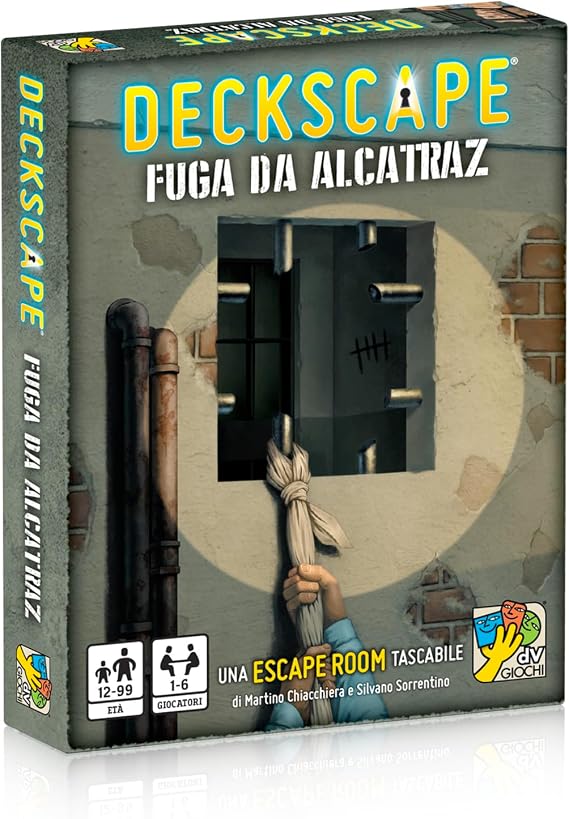 dV Giochi Deckscape Alcatraz Escape 1-6 Players