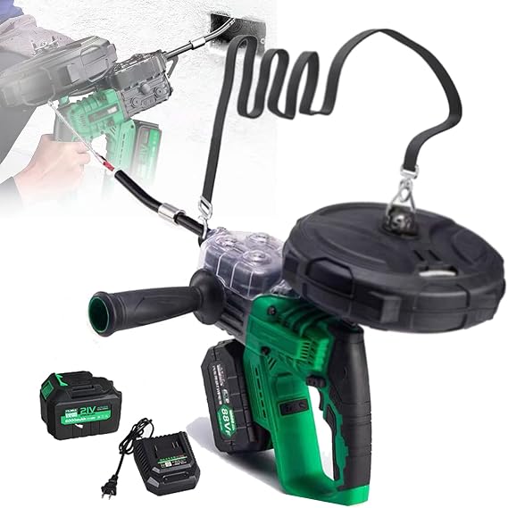 Cordless Fish Tape Professional Wire Threading Tool,Automatic Electrical String Machine,Electrician's Threader,Wall Threading Wire Machine