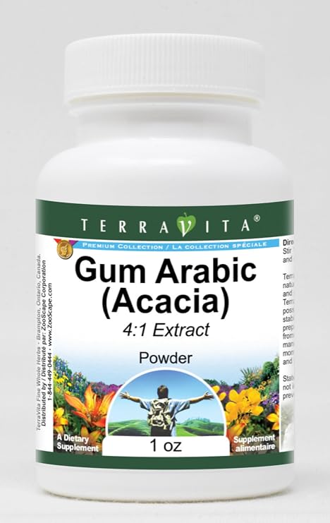 Gum Arabic (Acacia) 4:1 Powder (1 oz, ZIN: 520433)