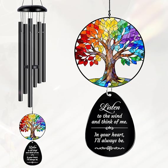Sympathy Gifts for Loss of Loved One, Memorial Gifts, Memorial Wind Chimes Gifts for Loss of Loved One, Bereavement Gift, Windchimes in Memory of A Loved One, Sympathy Wind Chimes for Funeral