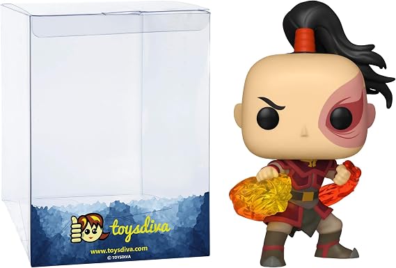 Funko Zuko: P o p ! Animation Vinyl Figurine Bundle with 1 Compatible 'ToysDiva' Graphic Protector (538-36466 - B)