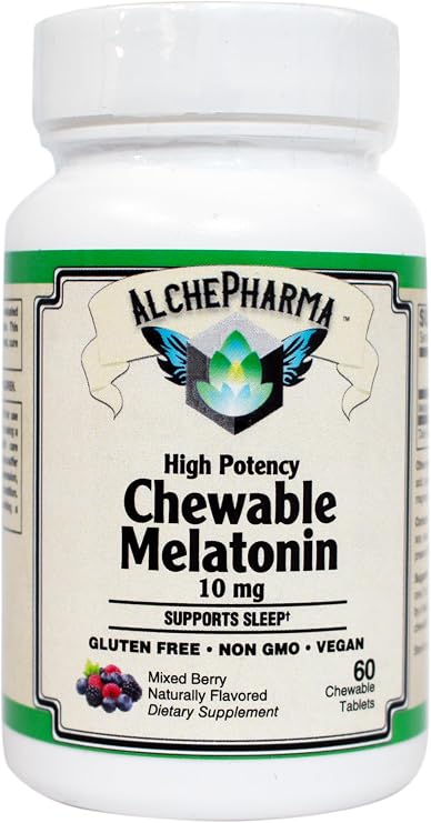 High Potency Chewable Melatonin 10 mg