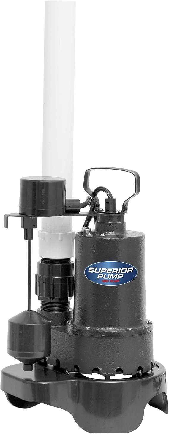 SUPERIOR PUMP 92372RTG-P Quick-Install Sump Pump