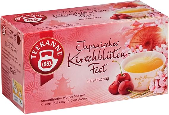 Teekanne Japanese Cherry Blossom Tea 20 Bags 6er Pack