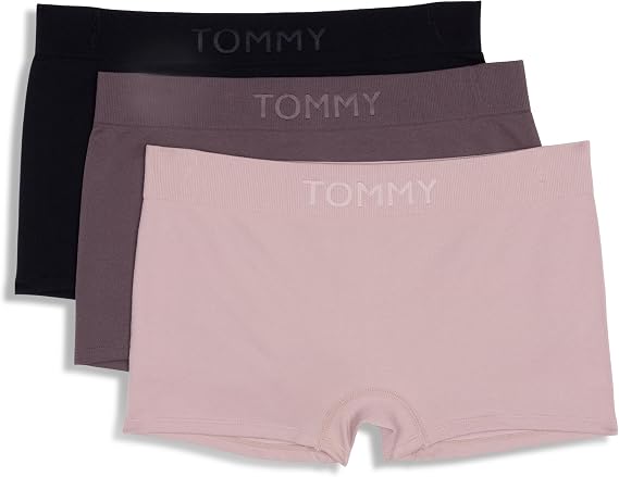 Tommy Hilfiger Women's Seamless Boyshort Underwear 3-pack