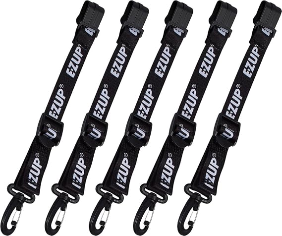 E-Z Hanging Clips for Canopy, Set of 5, Black