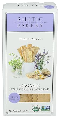 Rustic Bakery, Flatbread Herbs De Provence Organic, 6 Ounce