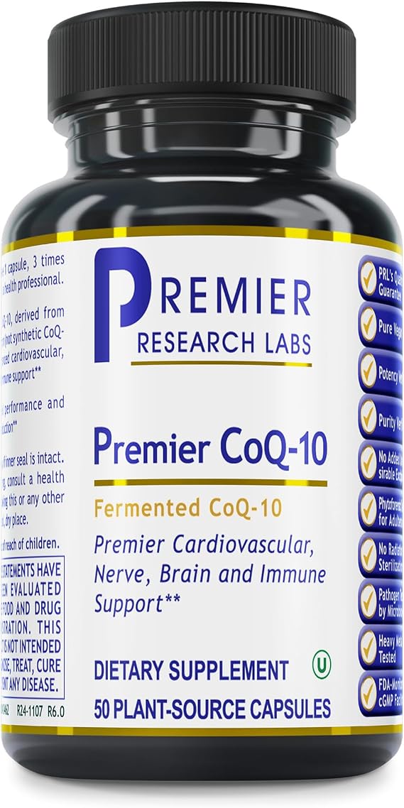 Quantum Nutrition Labs CoQ-10 Qultured - 50 Vegetarian Capsules