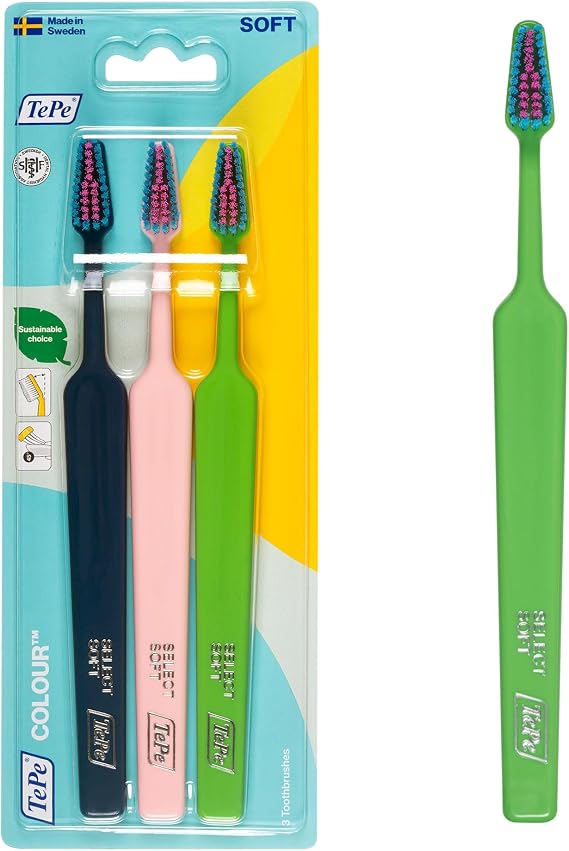 TEPE Select Soft 3-Piece Soft Toothbrush