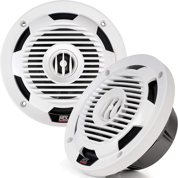 MTX Audio WET65-W Wet Series 6.5" 65W RMS 4 Coaxial Speaker Pair - White