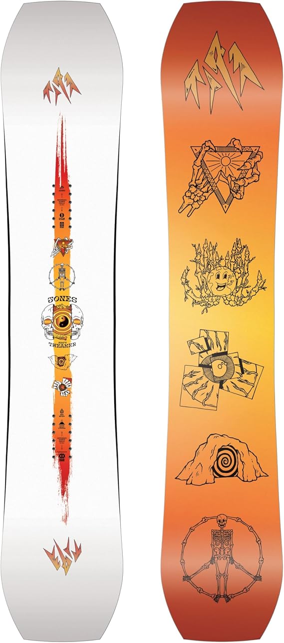 JONES - Men's Tweaker, Snowboards Directional Freeride, Ideal for Freeride, Freestyle and Backcountry pow