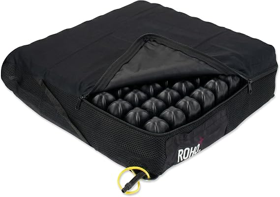 Roho High Profile Air Cell Wheelchair Cushion 18-19" x 16-17", Standard Cover