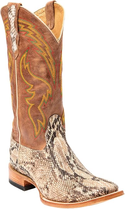 Cody James Men's Men'S Exotic Python Western Boot Broad Square Toe - Bb28