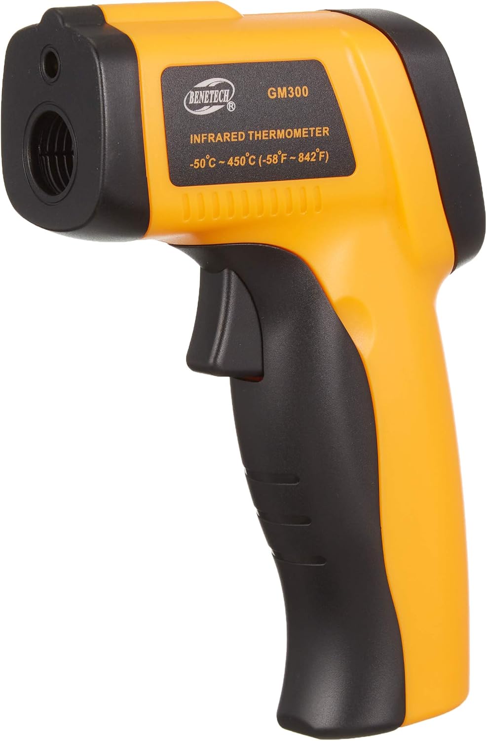 Gm300 Kızılötesi Lazer Temassız Termometre, Siyah