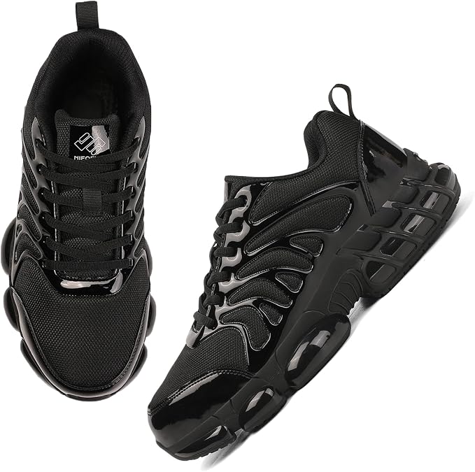 NIFOFISE Steel Toe Sneakers for Men Women Lightweight Work Shoes Safety Composite Toe Shoes Indestructible Air Cushion Zapatos de seguridad para