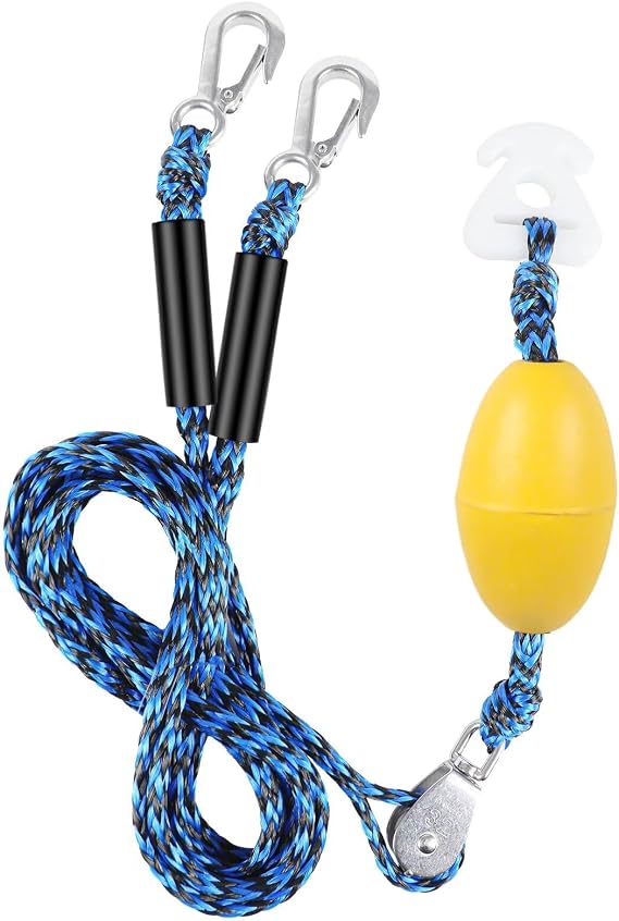 Heavy Duty Boat Tow Harness for Tubing, Water Sports Tow Rope for Boat Towables & Tubes, Self Centering Tow Harness Line for Boat, Jet Ski, Pontoon,Wakeboarding