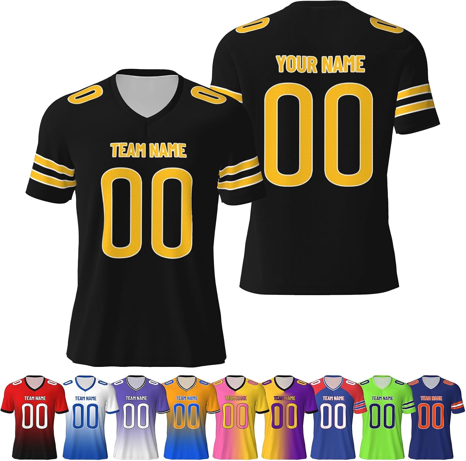 Custom Football Jersey Personalized Jersey Shirts for Men Women Customized Team Name Number Football Fans Gift Youth Kids