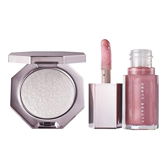 FENTY BEAUTY by Rihanna Diamond Bomb Baby Mini Lip Gloss and Highlighter Set