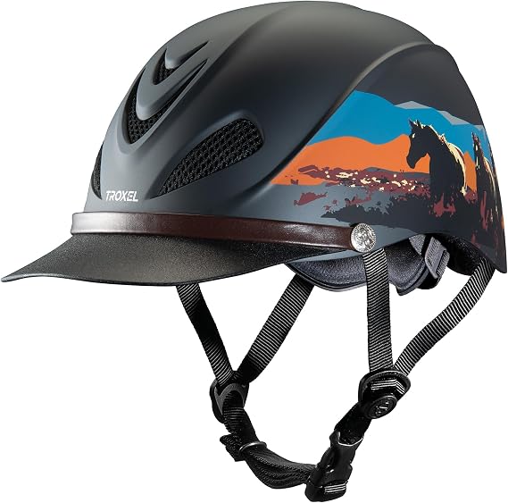 Troxel Dakota Trail Horse Riding Helmet, Low-Profile Light Adjustable Design, Safety Horseback Riding Gear