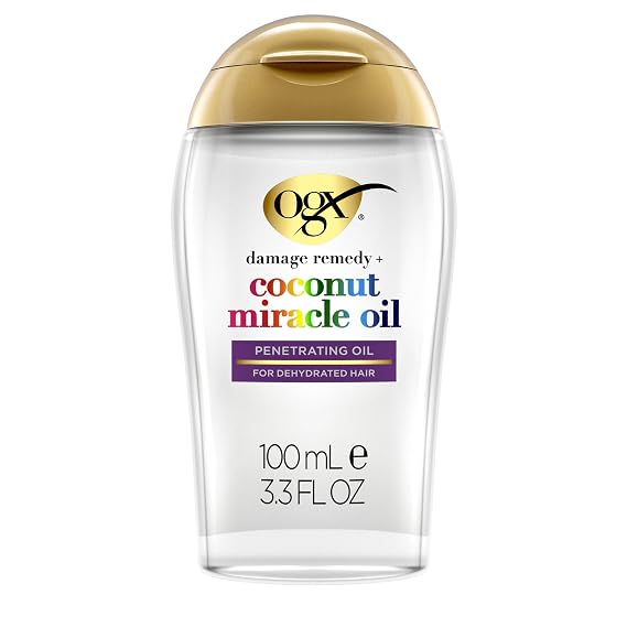OGX Extra Strength Damage Remedy + Coconut Miracle Hair Oil, 3.3 fl. oz