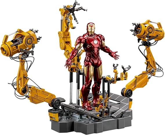 HiPlay ZD Toys CJTMK4 Iron Hero Mark IV with Suit-up Gantry 1/10 Action Figure