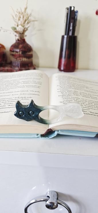 Kitap sayfa tutucu, Halka Tasarımlı, El Yapımı, Okuma Aksesuarı