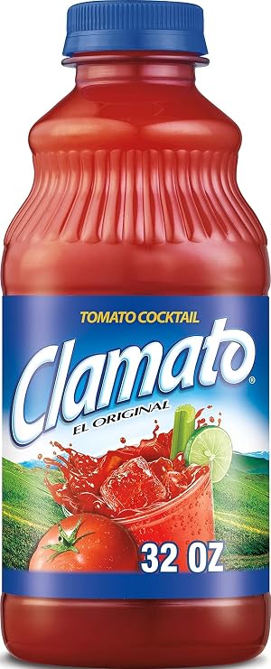 Clamato Tomato Cocktail From Concentrate, 32 oz