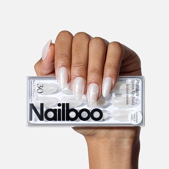 Nailboo Press On Nails, Sugar Mama, 30 Count