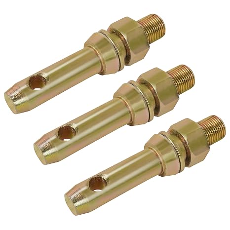 Hitch pin S07020800 Cat 1 Draw Pin Accessories for Tractors, 3 Point Hitch Parts,5-1/2-Inch, 3 Pack