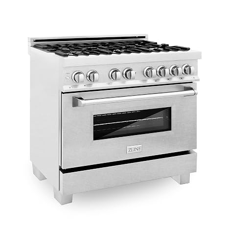 36 in. 6 Burner Dual Fuel Range in Fingerprint Resistant Stainless Steel