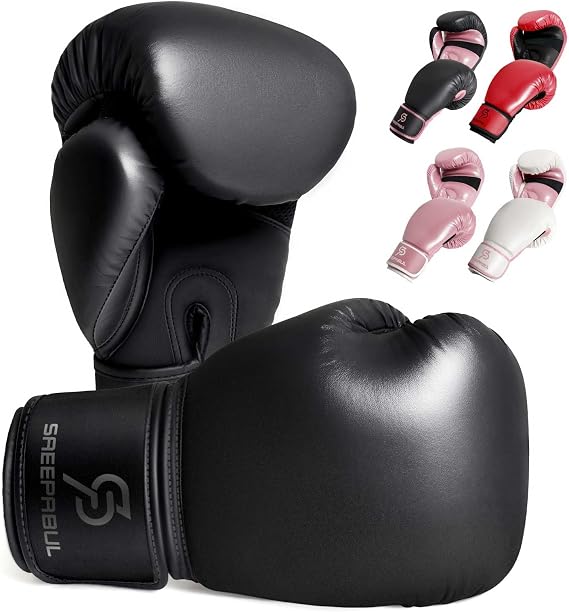 Boxing Gloves for Men & Women, Beginner Kickboxing, 8-16oz