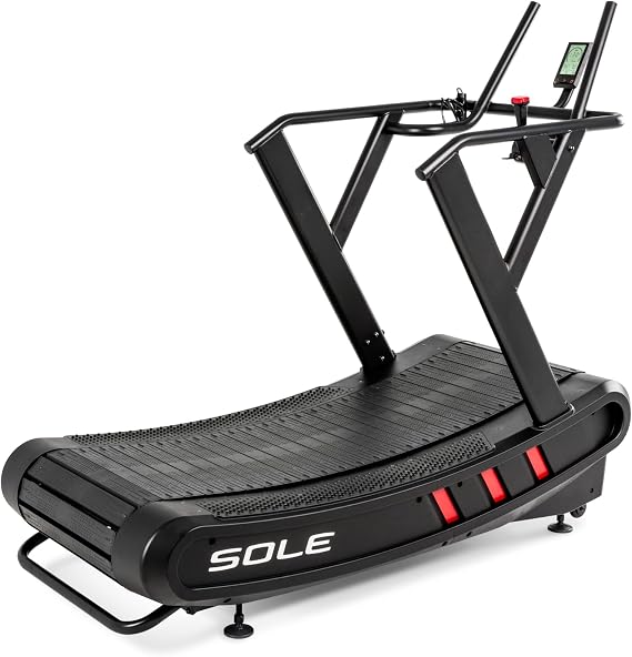 Sole Fitness C80 Curved Manual Treadmill for Home Gym Cardio Running