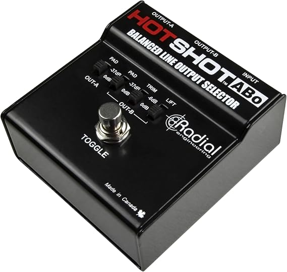 Radial HotShot ABo 1x2 Mic Selector