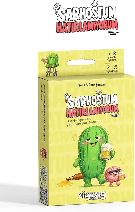 Sarhoştum Hatırlamıyorum +18 Yetişkin Parti Kart Oyunu