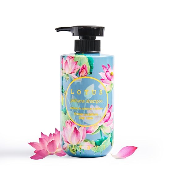 Jigott Perfume Shampoo 500ml/16.9 fl.oz - Moisture Storing and Conditioning Perfume Shampoo (Lotus)