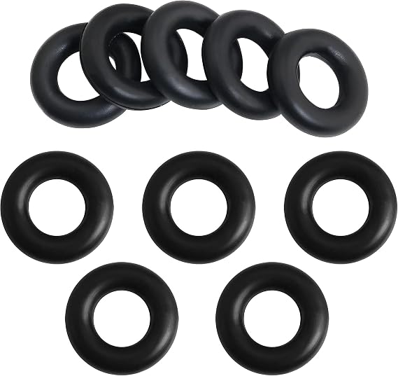 AMORNPHAN 10pcs Sewing Machine Bobbin Winder Rubber Tire Ring Compatible with Singer Brother Kenmore Janome Babylock, Sewing Machine Parts.
