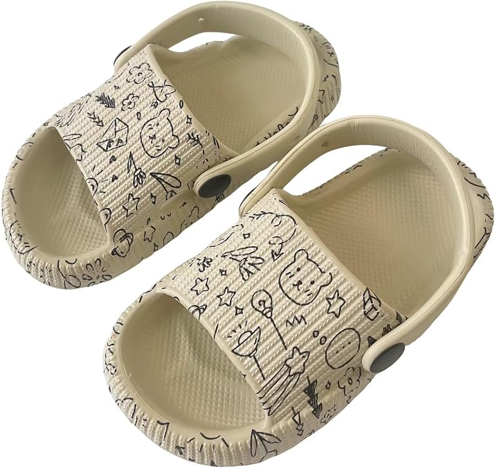 KEYUSHOP Cloud Kids Slides Toddler Boys Girls Sandals Children's Back Strap Water Sandal Non-Slip Open Toe Quick Drying Summer Beach Pool Shoes