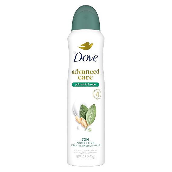 Dove Advanced Care Antiperspirant Dry Spray Palo Santo & Sage 3.8 oz