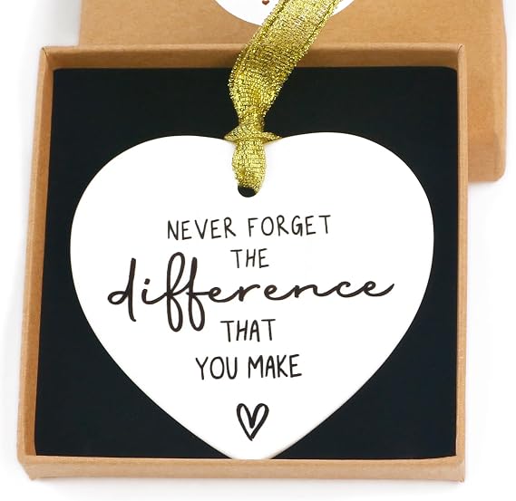 PEALICIOUS Appreciation Coworker Gift, Never Forget the Difference You Make