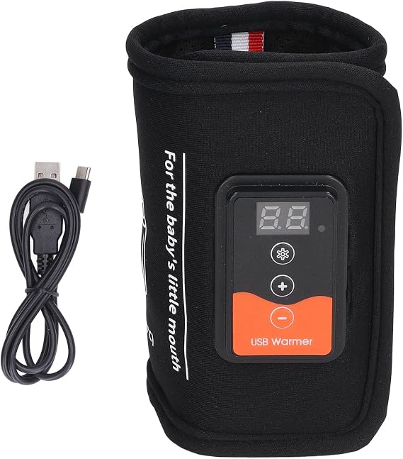 Milk Bottle Warmer Bag, USB Baby Bottle Warmer Bag Constant Temperature Quick Heating USB Insulated Baby Bottle Warmer for Home Car
