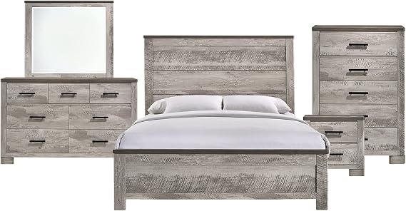 Picket House Furnishings Adam Queen Panel 5PC Bedroom Set