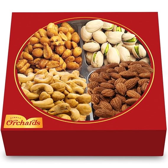 Nuts gift Basket of Cravings Gourmet Nuts Collection, Mixed Nut Gift Box