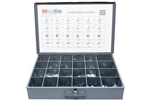 1200 Piece All Metal Locknut Assortment