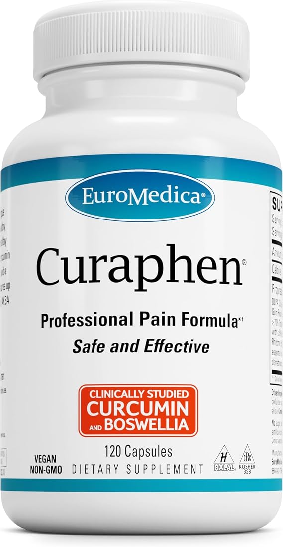 EuroMedica Curaphen - Discomfort & Circulation Support - 120 Count