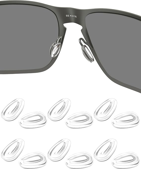 6 Pairs Replacement Nose Pads Nose Pieces for Oakley Gauge 3.1 OX5126 | Keel OX3122 | Wingfold OX5118 OX5115 Eyeglass